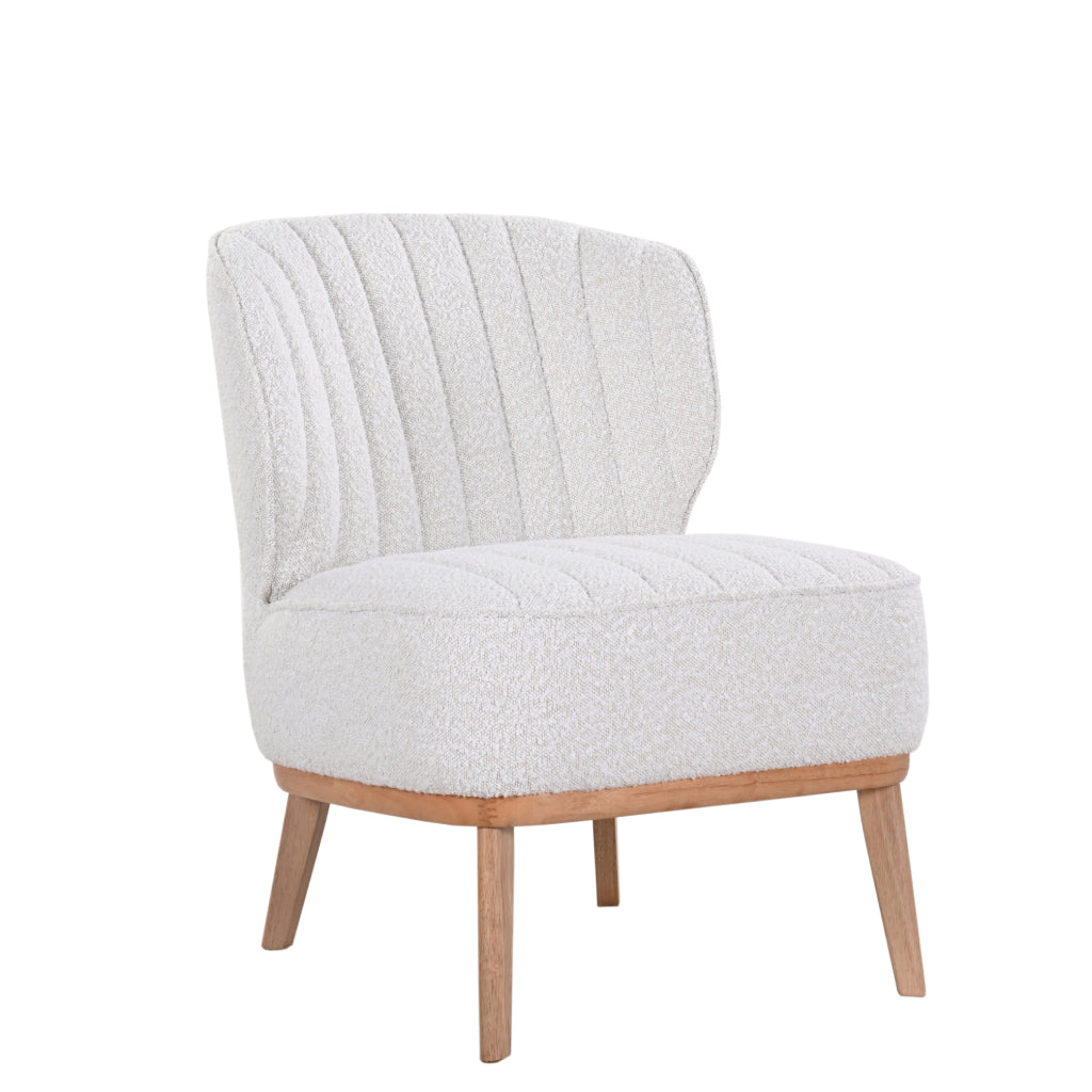 Clover Fabric Arm Chair 64.5X76X85.5CM-Beige