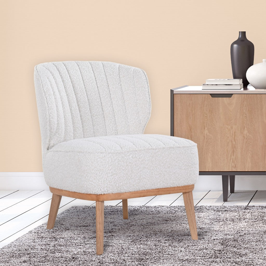 Clover Fabric Arm Chair 64.5X76X85.5CM-Beige