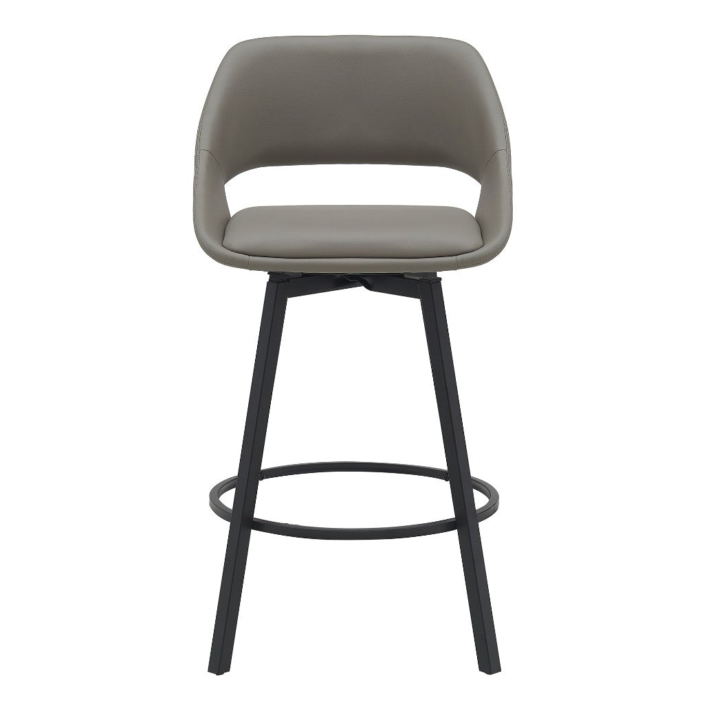 DISTRICT PU BAR CHAIR 49.5X49.5X93CM-L.GREY