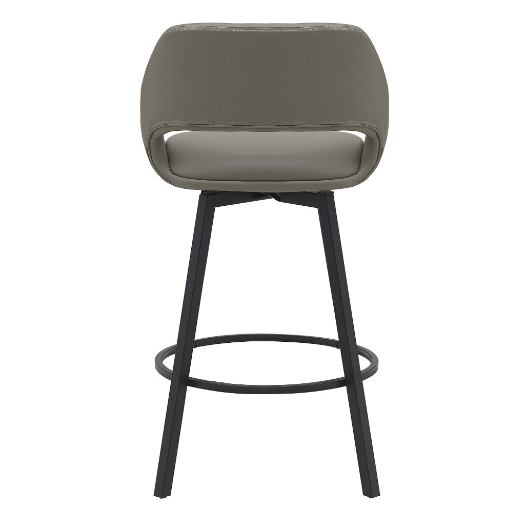DISTRICT PU BAR CHAIR 49.5X49.5X93CM-L.GREY