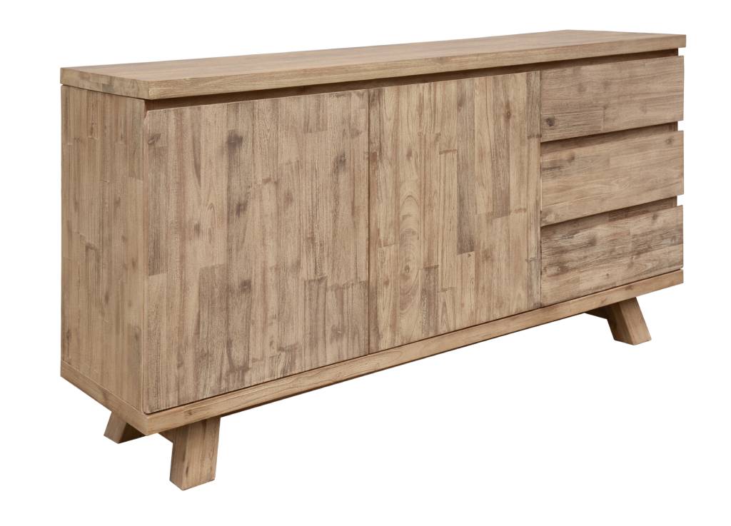 Tango 160 cm 3 Drawer/ 2 Drawer Buffet- Pewter