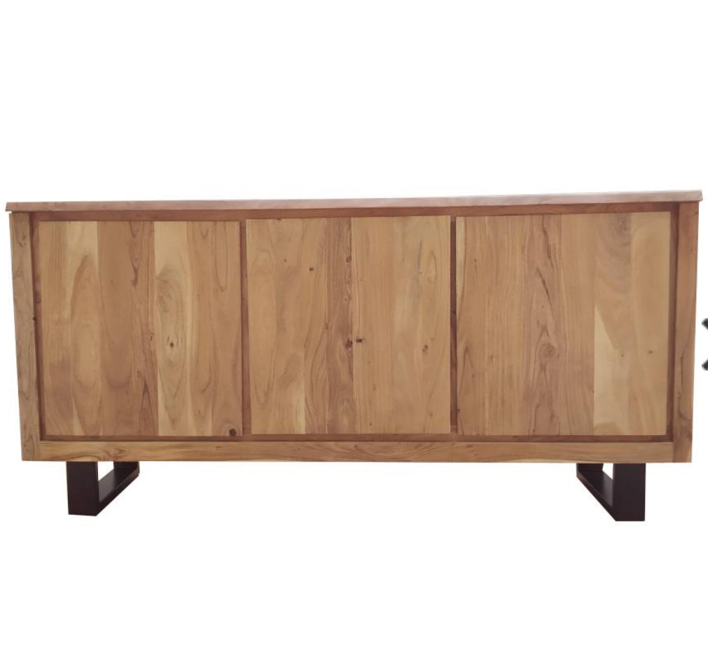 Elba 166cm 3 Door Buffet-Natural Top
