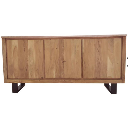 Elba 166cm 3 Door Buffet-Natural Top