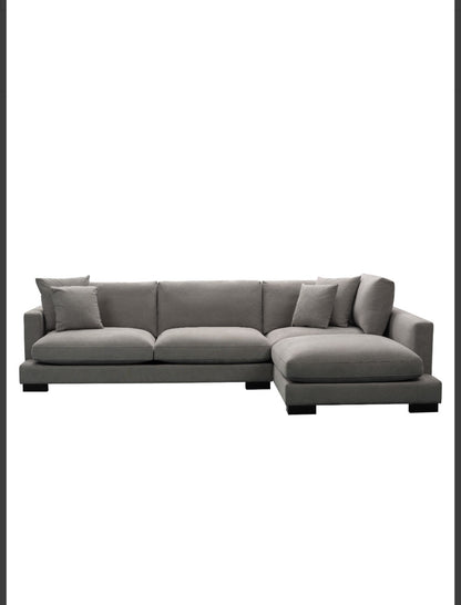 Zenith Corner Right Chaise Lounge Light Grey