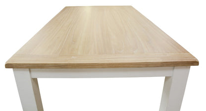 Shellwood 210 cm Dining Table Light Oak Top