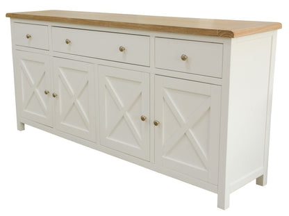Shellwood 180cm Buffet Side Board Light Oak Top