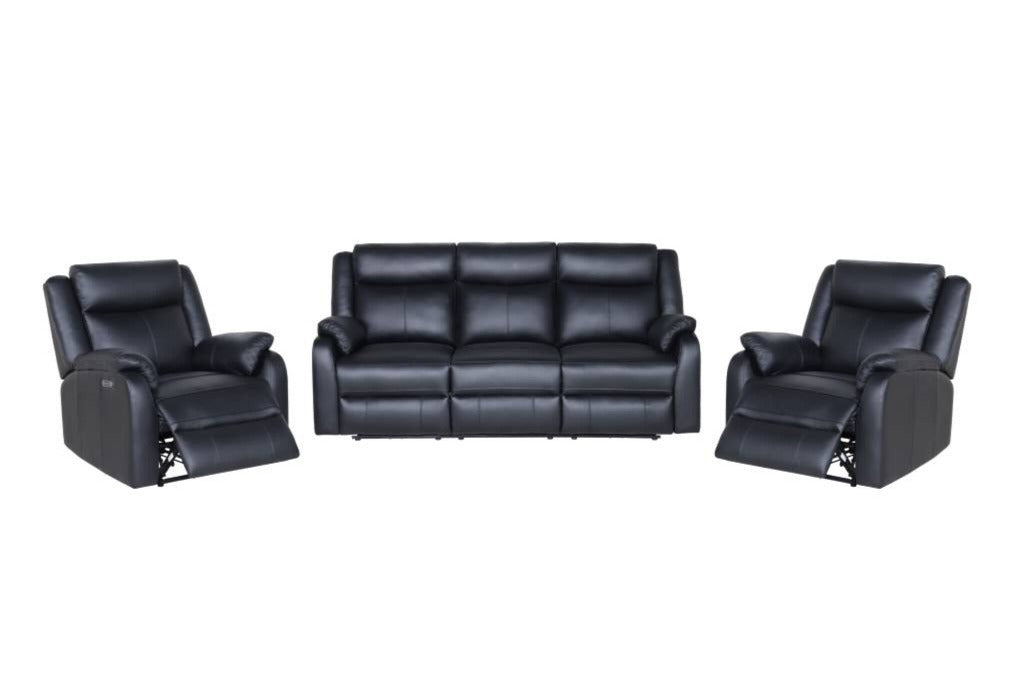 Pinnacle Leather 3ERER+ER+ER Electric Recliner Kit -Marine Blue