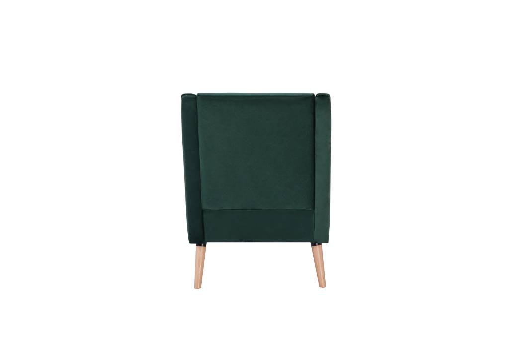 Cooper Wing Arm Chair Luxury Velvet - Blush