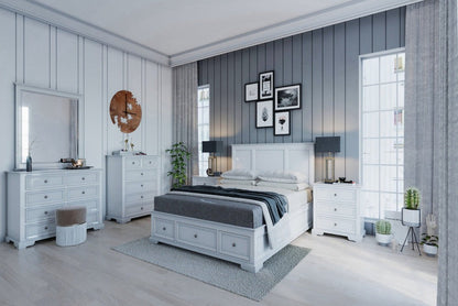 Sala 6 Drawer Tallboy -White