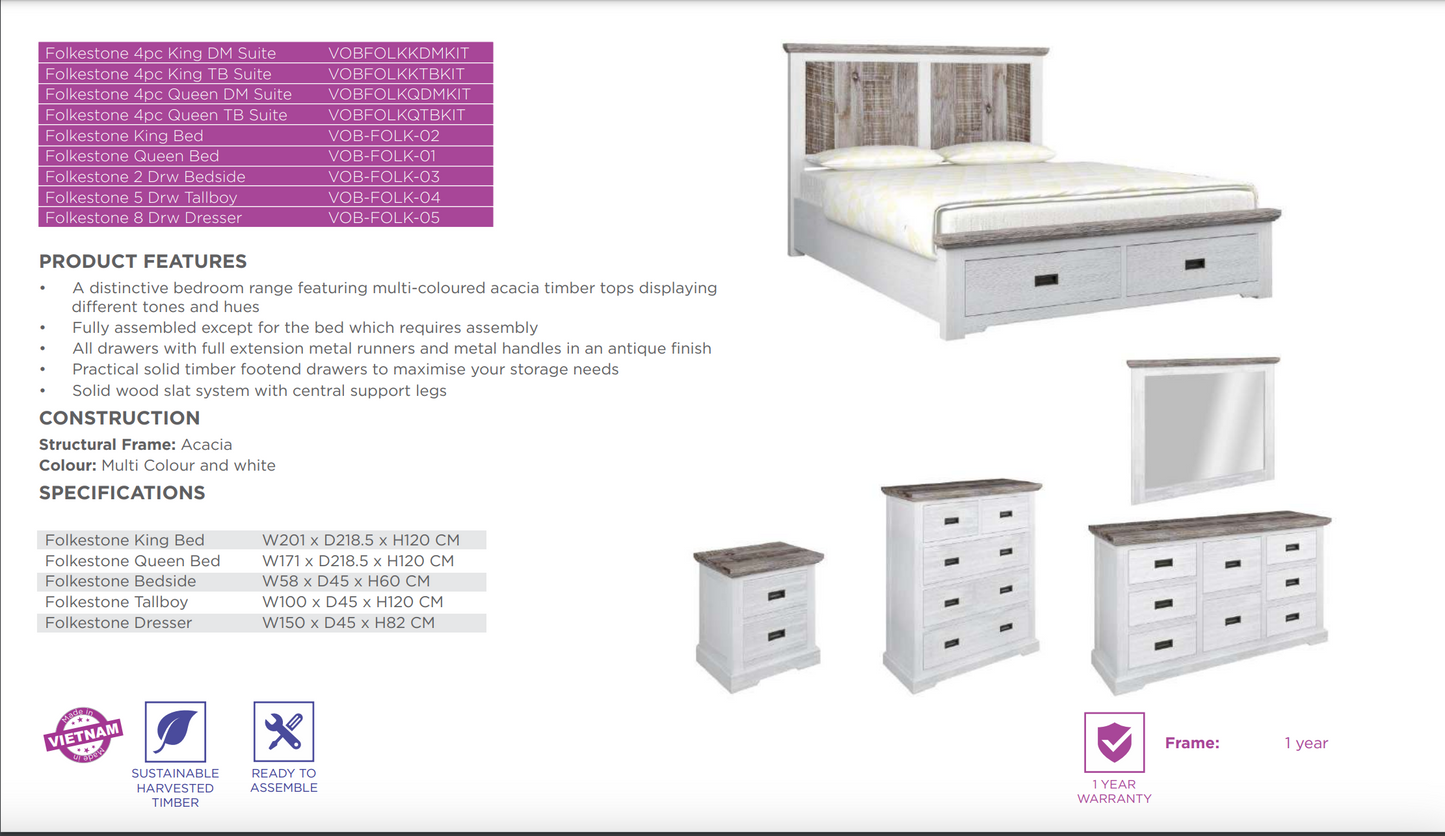 Folkestone Bedroom Collection