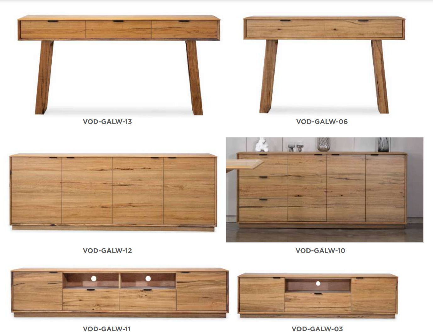 Galway 1Drawer Lamp Side Table-Natural