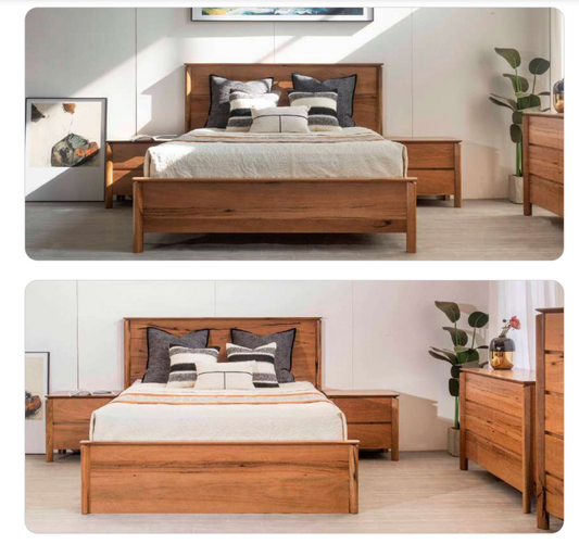 Atherton King Bed- Natural