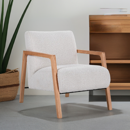 Mason Fabric Arm Chair Beige