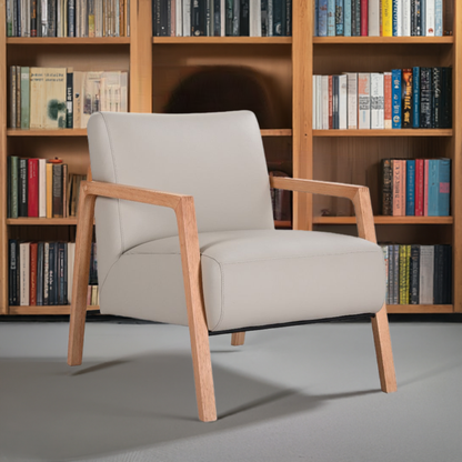 Mason Leather Arm Chair Wheat