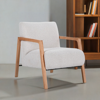 Mason Fabric Arm Chair Beige