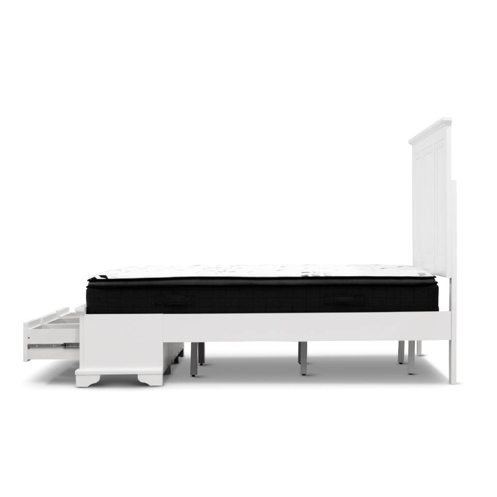 Sala 8 Drawer Dresser & Mirror -White