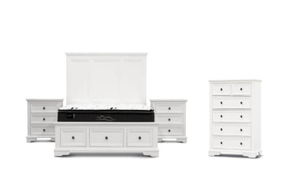 Sala 6 Drawer Tallboy -White