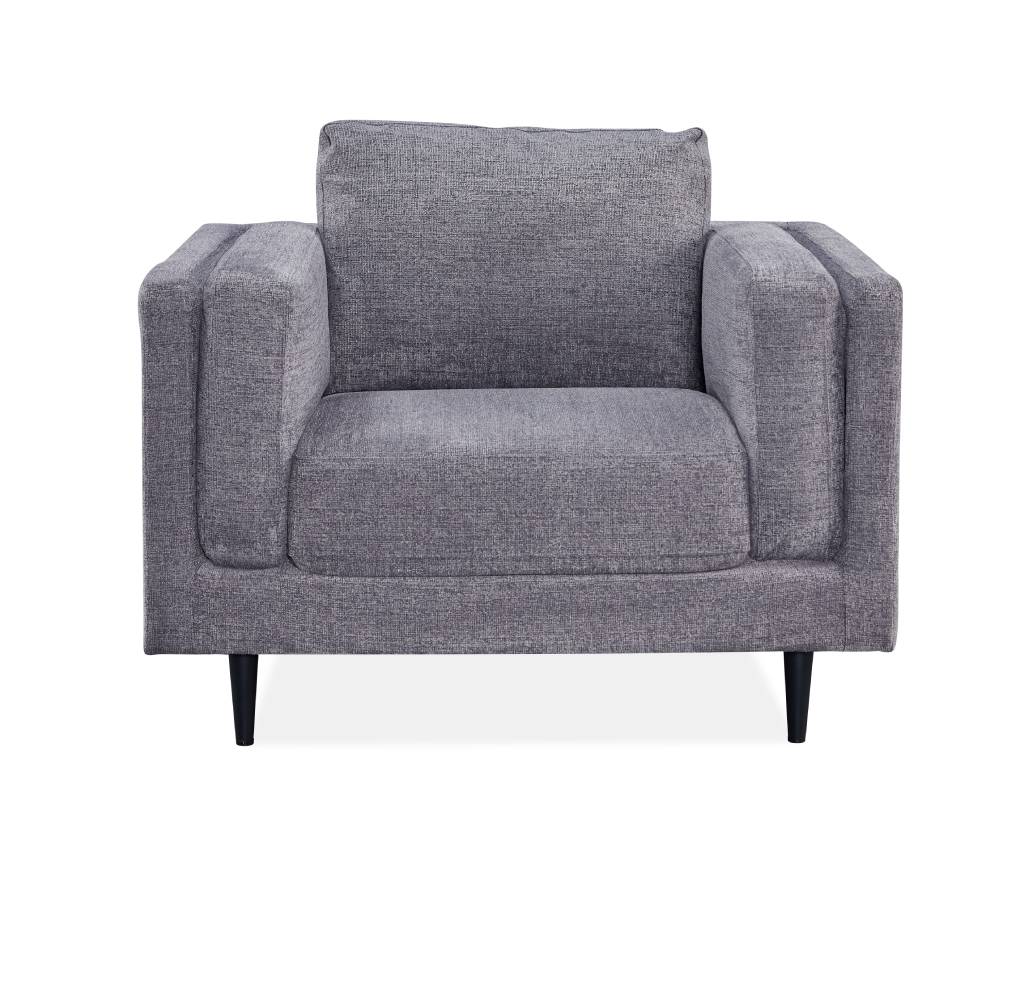 Almada Fabric Arm Chair 110X92X89CM-Fog