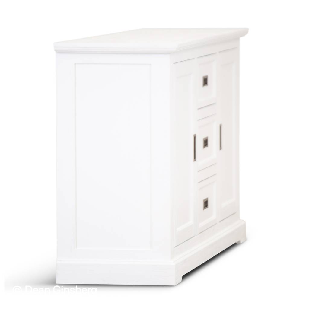Coastal 166cm 2 Drawer / 3 Drawer Buffet-White