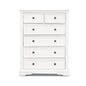 Sala 6 Drawer Tallboy -White