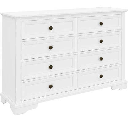 Sala 3 Storage Drawer Wooden Queen Bed- White
