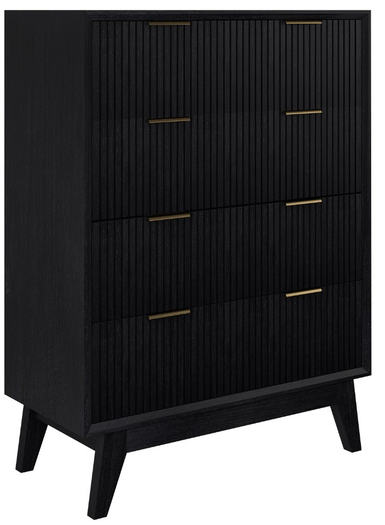 Ella Bed Bedroom Suite Collection-Black