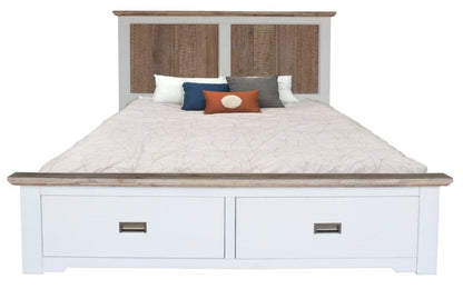 Homestead Queen Bed W/Storage -Multi