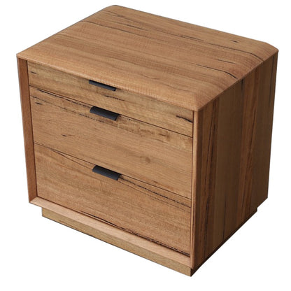 Galway 3 Drawers Bedside Table Natural