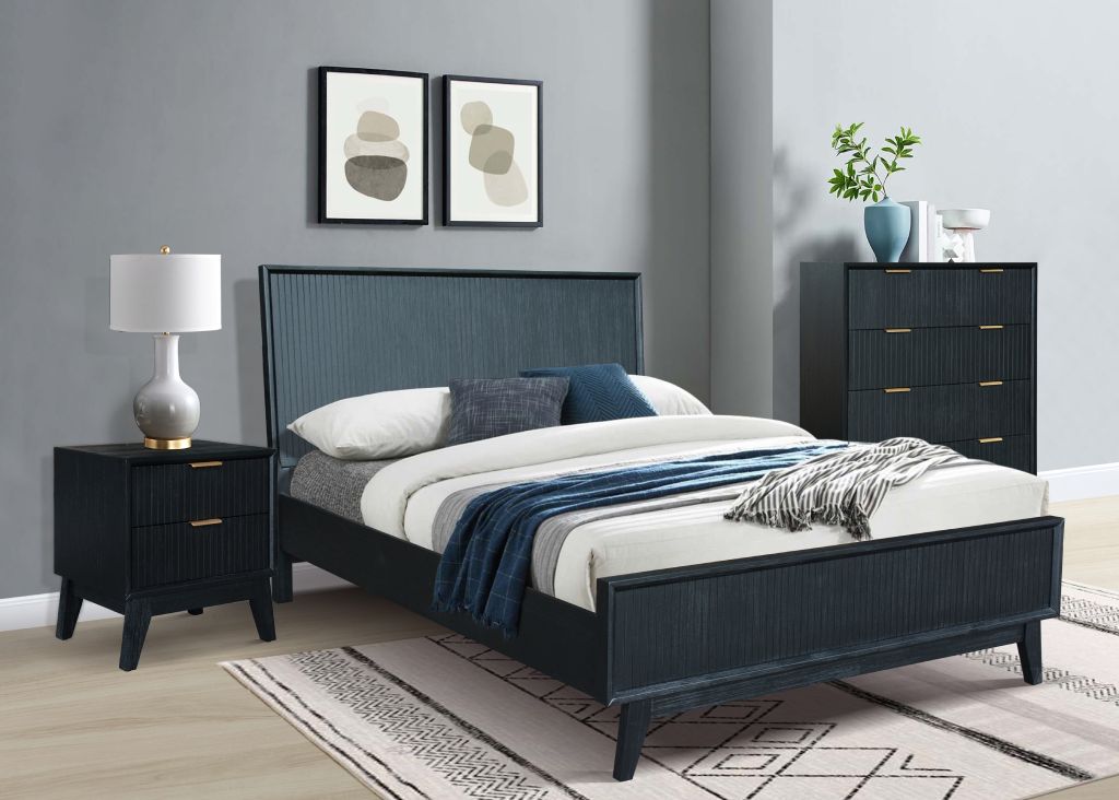 Ella Bed Bedroom Suite Collection-Black
