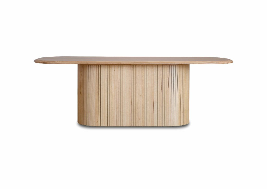 Adsila Collection — Natural Elegance Craftsmanship 220cm Dining Table-Natural Ash