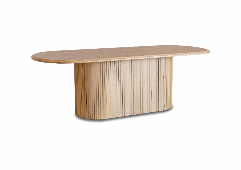 Adsila Collection — Natural Elegance Craftsmanship 220cm Dining Table-Natural Ash