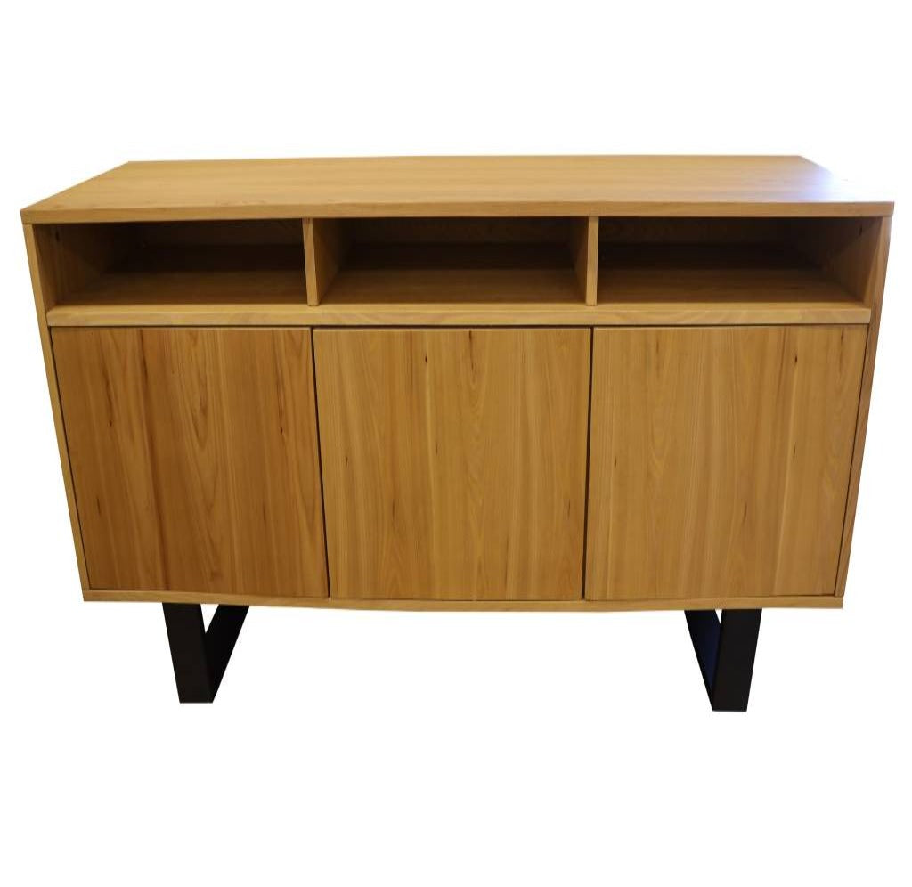 Buston Elm 160cm 3 Drawer / 3 Door Buffet-Natural Top