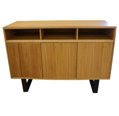 Buston Elm 160cm 3 Drawer / 3 Door Buffet-Natural Top