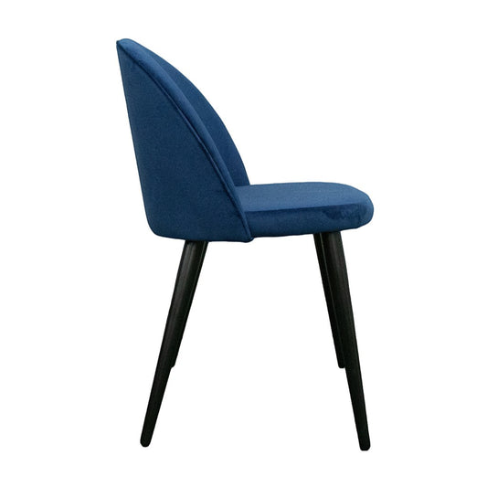 CHANNON FAB DIN CHAIR 53X52X77CM-NAVY