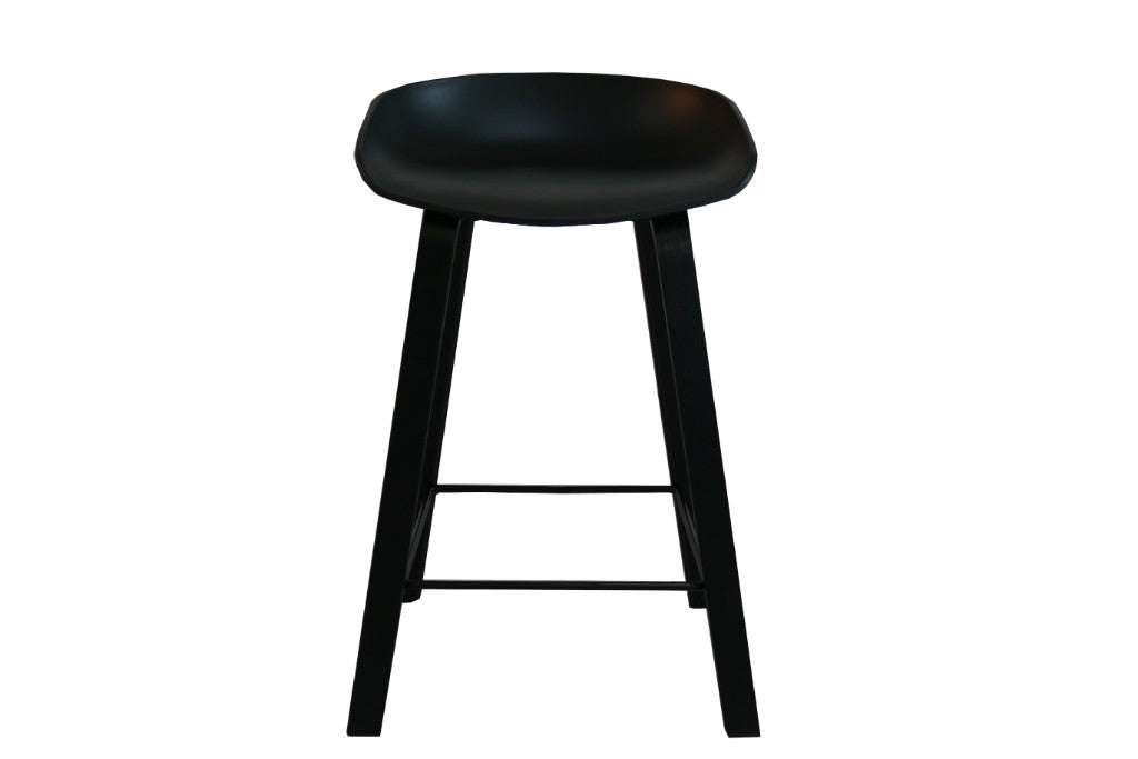 CLAIRE BAR STOOL 52X40X85CM-BLK/BLK