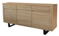 Dorian Black Resin Natural Timber Dining Table Room Set
