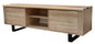 Dorian Black Resin Natural Timber Dining Table Room Set