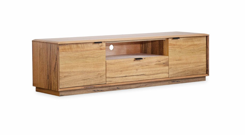 Galway Blox 2Door 1Drawer 180cm ETU Media Tv Unit-Natural