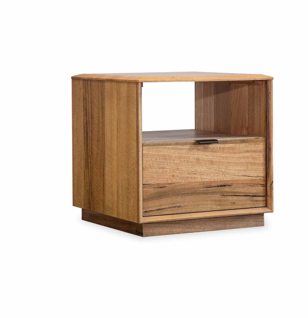 Galway 1Drawer Lamp Side Table-Natural