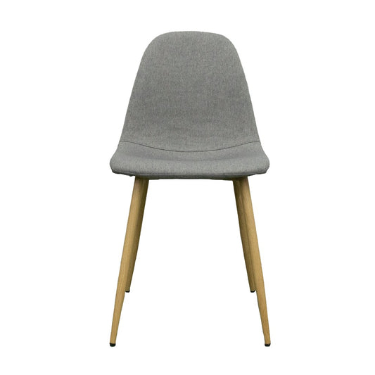 HERRIOT FAB DIN CHAIR 45X55X84CM-LIGHT GRY