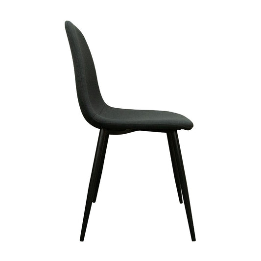 HERRIOT FAB DIN CHAIR 45X55X84CM-BLACK