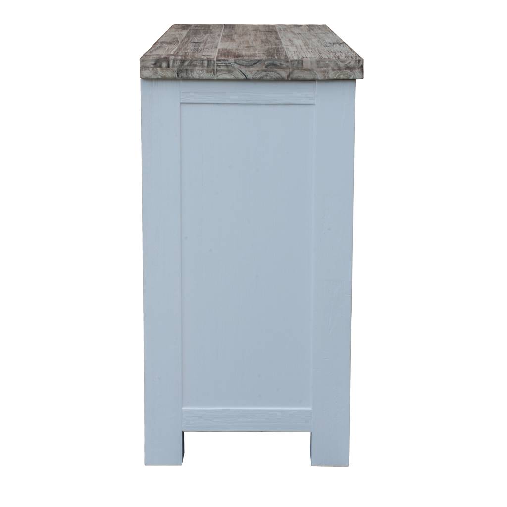 Homestead 145cm 1 Door / 3 Drawer Buffet-Vivid White