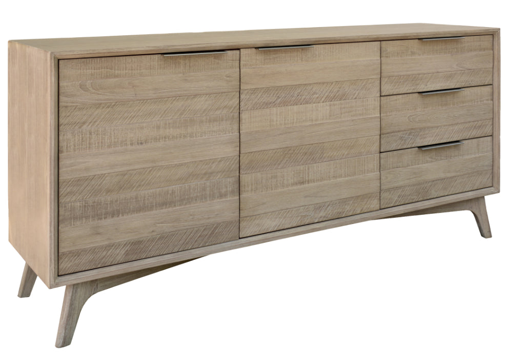 Larsen 166 cm 2 Door / 3 Drawer Buffet-Brushed Smoke