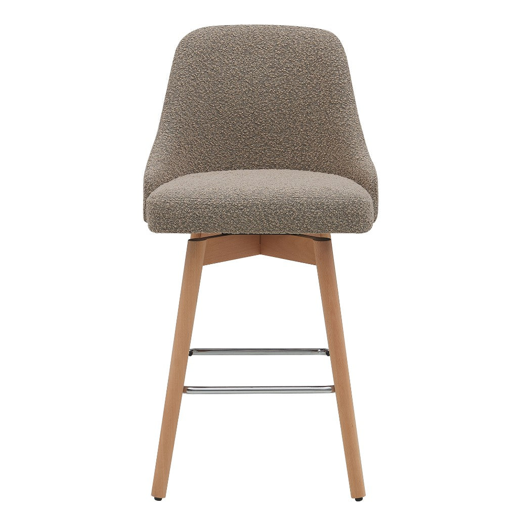 LETO FAB BAR CHAIR 49X52.5X95.5CM-SAND