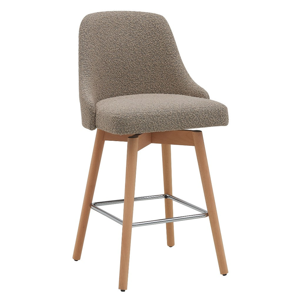 LETO FAB BAR CHAIR 49X52.5X95.5CM-SAND