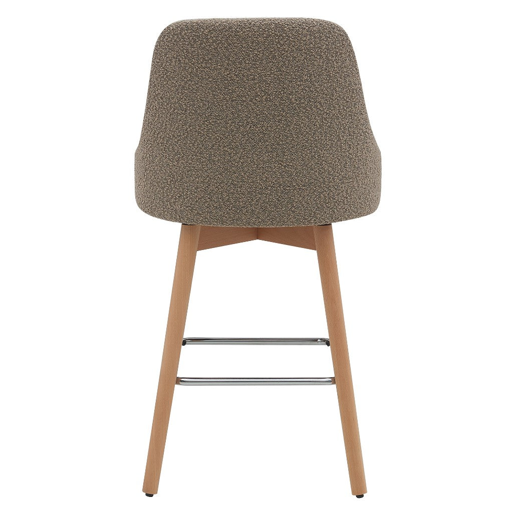 LETO FAB BAR CHAIR 49X52.5X95.5CM-SAND