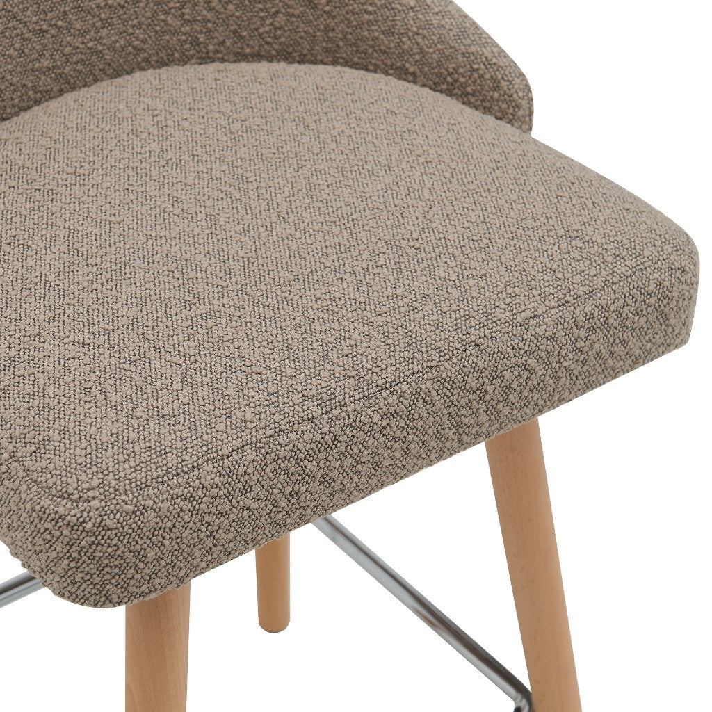 LETO FAB BAR CHAIR 49X52.5X95.5CM-SAND