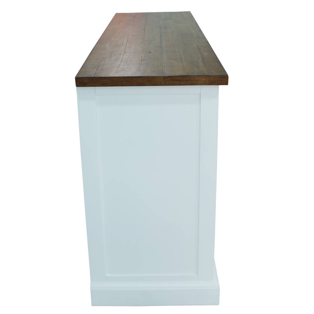 Montreal 165 cm 2 Drawer/ 3 Drawer Buffet- Natural Top Oak White