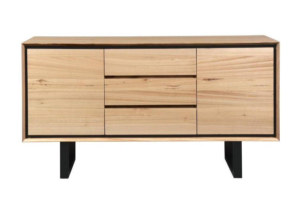 Ohio Kiri Wood 180 cm 2 Drawer /3 Drawer Buffet-Natural Top