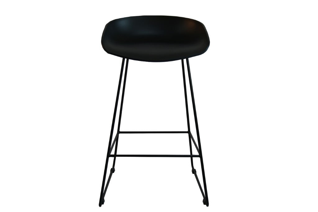 OWEN BAR STOOL 43X42.5X80CM - BLK